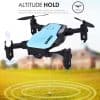 SIMREX X300C Mini Drone with Camera WIFI HD FPV Foldable RC Quadcopter RTF 4CH 2.4Ghz Remote Control Headless