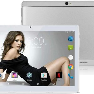 10 Inch 3G Phablet Android 8.1 Octa Core 64GB ROM 4GB RAM Call Phone Tablet PC, Unlocked Dual Sim Card Slots, Bluetooth, GPS, WIFI, Netflix Youtube…