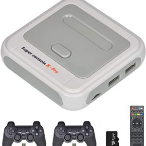 256G Optional Super Console X Pro Games up to 50,000+ Video TV Game Console Wireless Controllers Game Station Kit