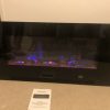 AmberGlo Marble Effect Electric Fireplace