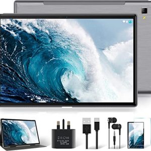 Android 10 Tablet, YESTEL 10 Inch Tablets (GMS Certified ) Ultra-Portable Dual 4G LTE 5G WI-FI Support|64GB ROM(4-128GB Expansion)|1.6…