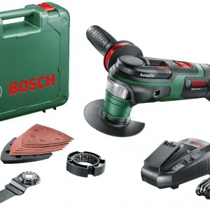 Bosch AdvancedMulti 18. Bosch 603104071 AdvancedMulti 18 Cordless Multifunction Tool with 18 V Lithium-Ion Battery, Green, Bosch