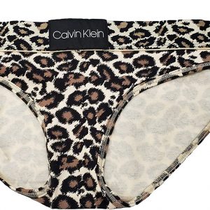 CALVIN KLEIN SIZE XS ANIMAL MICRO PANTIES BIKINI PAINTBRUSH CHEETAH CK KNICKERS BRIEFS