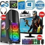 PlazaCompare Gaming PC Computer Bundle Intel Quad Core i5 16GB 1TB Windows 10 2GB GT710