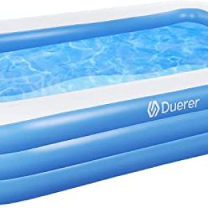 Duerer Inflatable Swimming Pools, Inflatable Pools, Full-Sized Family Blow up Pool for Kids Toddlers Adults, Lounge Inflatable Pool for Backyard…