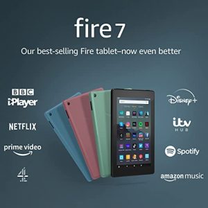 Fire 7 Tablet | 7″ display, 16 GB, Plum – with Ads