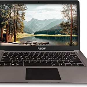 Fusion5 14.1inch A90B+ Pro 64GB Windows 10 Laptop – 4GB RAM, 64GB Storage, Full HD IPS, Bluetooth, 2MP Webcam, Dual Band WIFI Laptop (64GB)
