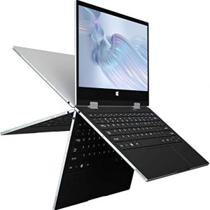 Jumper 11.6 inch FHD Touchscreen Convertible Laptop,6GB DDR3 128GB eMMC Windows 10 Flip Laptop Intel Celeron Quad Core CPU 360 Degree Rotatable…