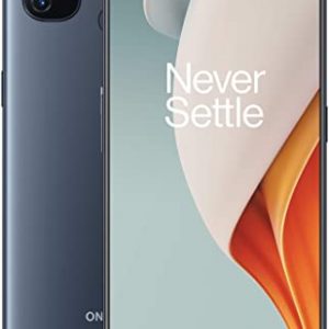 OnePlus N100 6.52" HD+ Display equipped with Reading Mode and Night Mode. 4GB RAM + 64GB internal storage powered by Qualcomm Snapdragon 460
