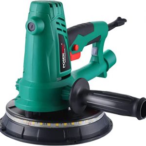 POSENPRO 750W Drywall Sander, Handheld Wall Grinding Sander Machine w/LED Light, Automatic Vacuum System, Variable Speed 1500-2700 RPM, 6 Pcs…