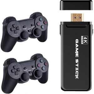 SFNTION Retro Game Console ,USB Wireless Console Game HDMI TV Output Video Game Console Built-in 3500 Classic Game with 2PCS Joystick