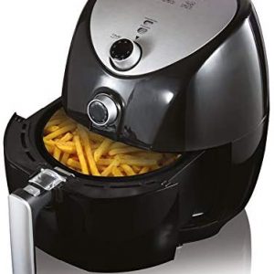 Tower T17021 Manual Air Fryer Oven with Rapid Air Circulation and 60 Min Timer, 4.3 Litre, Black