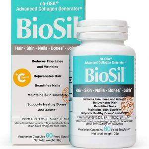 Advanced Collagen Generator with Vitamin C, BIOSIL Supplement for Women – Supports Healthy Hair, Skin, Nail, Bones & Joint Care – 60 Organic,…