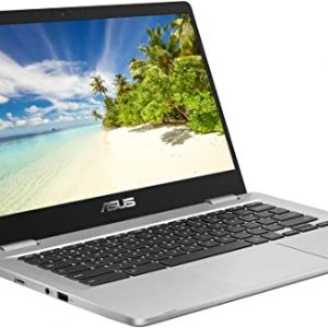 ASUS 14 Inch Full HD Chromebook C423NA (Intel Celeron N3350, 4 GB RAM, 64 GB eMMC, Full HD Screen, Chrome OS)