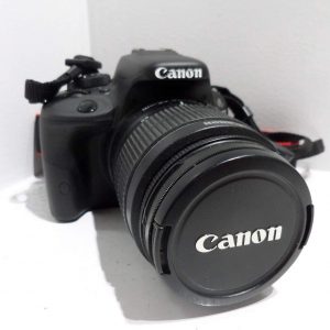 Canon EOS 100D DSLR Camera with EF-S 18-55mm III Lens – Black (18MP, CMOS Sensor) 3 inch Touch Screen LCD