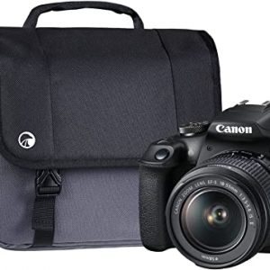 Canon EOS 2000D SLR Camera Kit with EF-S 18-55 mm IS Lens/16 GB SD Card and Case – Black