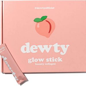 Dewty Glow Stick Beauty Collagen Drink – Premium Hydrolysed Collagen Blend – Formulated with Hyaluronic Acid, Biotin & Retinol – Made in The UK -…