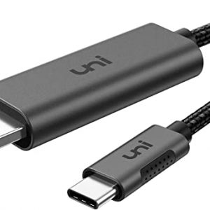 uni USB C to HDMI Cable [4K@60Hz High Refresh Rate] Type C to HDMI Cable [Thunderbolt 3] Compatible with MacBook Pro, MacBook Air, iPad Pro 2018,…