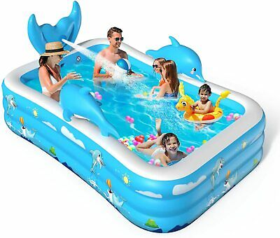 VOXON Inflatable Swimming Pool, Padding Pool Swim Centre Pools for Kids Adults