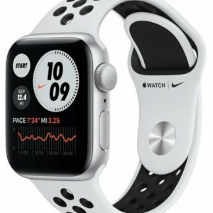 Apple Watch Nike SE GPS 40mm Silver Aluminium Case/Black Nike Band
