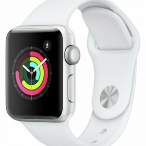 Apple Watch S3 2018 38mm 8GB GPS Small Smart Watch – Alu / White Sport Band