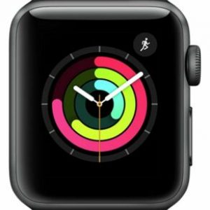 Apple Watch S3 38mm 8GB WiFi GPS Smart Watch – Space Grey Alu/Black Sport Band