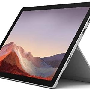 Microsoft Surface Pro 7 12.3” Tablet (Platinum) – Intel 10th Gen Quad Core i5, 8GB RAM, 128GB SSD, Windows 10 Home, 2019 Edition