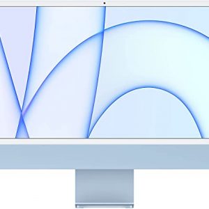 2021 Apple iMac (24-inch, Apple M1 chip with 8‑core CPU and 7‑core GPU, 2 ports, 8GB RAM, 256GB) – Blue