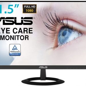 ASUS VZ229HE 21.5 Monitor, FHD (1920×1080), IPS, Ultra-Slim Design, Flicker free, Low Blue Light, TUV certified