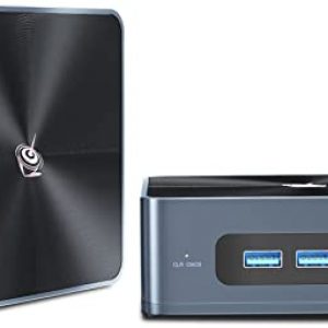 Beelink Mini PC 8th Gen Intel i5-8279U (Up to 4.1GHz) Windows 10 Pro,16GB DDR4 512GB NVMe SSD, Iris Plus Graphics 655,57W high performance Mini…