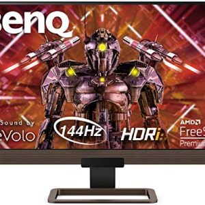 BenQ EX2780Q 27-Inch QHD (2560 x 1440) HDRi 144Hz Gaming Monitor, IPS, FreeSync Premium, USB-C, PS5/Xbox X Compatible