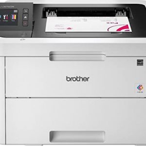 Brother HL-L3270CDW Colour Laser Printer – Single Function, Wireless/USB 2.0/NFC, 2 Sided Printing, 24PPM, A4 Printer, Small Office/Home Office…