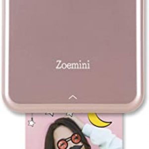 Canon Zoemini smartphone photo printer (Pink) – Get instant 2×3” sticky-backed photos from your iOS or Android device. No ink with ZINK technology