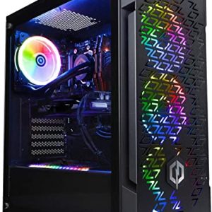 CyberpowerPC Warrior Gaming PC – AMD Ryzen 5 3600, Nvidia GTX 1660 Super 6GB, 16GB RAM, 960GB SSD, 450W 80+ PSU, Wi-Fi, Windows 10, Liquid Cooling,…