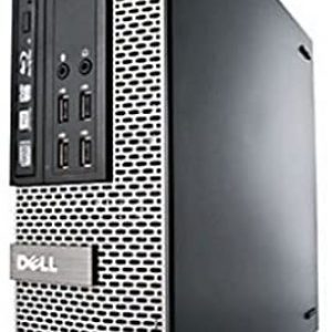 Dell OptiPlex 7010 SFF 3rd Gen Quad Core i5-3470 8GB 128GB SSD DVDRW Windows 10 Professional 64-Bit Desktop PC Computer (Renewed)