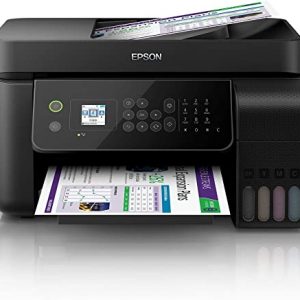 Epson EcoTank ET-4700B A4 Print/Scan/Copy/Fax Wi-Fi Printer, Black + 2 Years Unlimited Printing Card