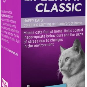 FELIWAY Classic 30 day Refill comforts cats, helps solve behavioural issues and stress/anxiety in the home – 48ml