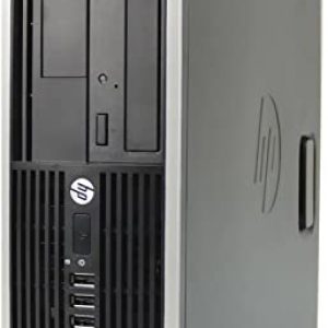 HP Elite 8300 SFF Quad Core i5-3470 3.20GHz 8GB 500GB DVD WiFi Windows 10 Professional Desktop PC Computer With Antivirus (Renewed)