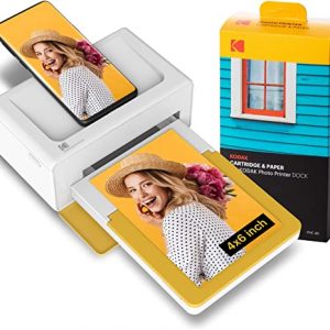 Kodak PD460 Dock Plus 4x6" Instant Photo Printer. OUTSTANDING PHOTOS QUALITY. VARIOUS TYPES OF PHOTOS. ENJOY KODAK APP. DECORATE YOUR ROOM