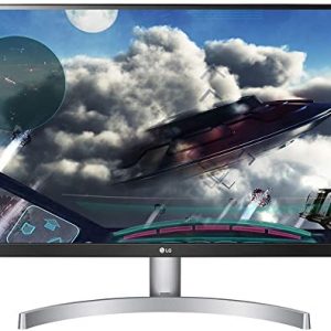 LG Monitor 27 inch. 27 inch UHD (3840 x 2160) IPS display. VESA DisplayHDR 400. sRGB 99% Colour Gamut. 3 Side Virtually Borderless Display