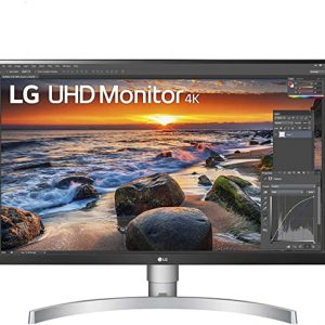 LG Electronics UHD 27UN83A 27 Inch Monitor IPS 4K (3840×2160) – VESA DisplayHDR 400, with USB-C, sRGB99%, White [Amazon Exclusive]