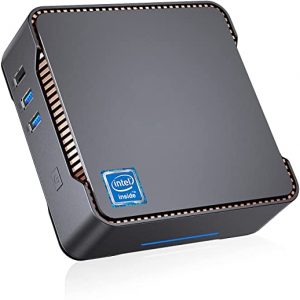 Mini PC,4GB DDR3 64GB eMMC,Intel Celeron N3350,Windows 10 Pro Mini Desktop Computer,Support 2.5” SATA SSD/HDD,Dual WiFi 2.4/5G,Bluetooth 4.2,4K HD