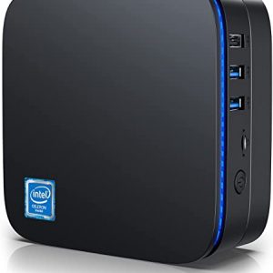 Mini PC, 8GB RAM+256GB ROM,Intel Celeron J3455,Windows 10 Pro,4K Micro Desktop PC, 2.4G+5G Dual WiFi, Gigabit Ethernet, BT 4.2 Mini Computer…