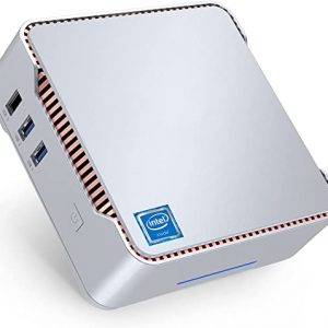 Mini PC Windows 10 Pro, 8GB DDR4/128GB M.2 SATA SSD, Intel Celeron J4125 Processor(up to 2.7GHz) Micro Desktop Computer, Support 2 HDMI/VGA Port,…