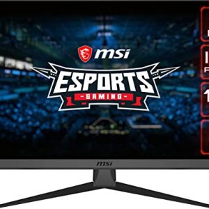 MSI Optix G272 Esports Gaming IPS Monitor – 27 Inch, 16:9 Full HD (1920 x 1080), IPS, 144Hz, 1ms, Adaptive Sync, DisplayPort, HDMI, Wide Color…