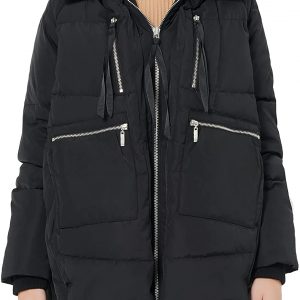 Orolay Women’s Thickened Down Jacket with Hood