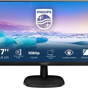 Philips 273V7QJAB – 27 Inch FHD Monitor, 75Hz, 4ms, IPS, Speakers, Smart Image, Narrow Border, LowBlue Mode (1920 x 1080, 250 cd/m², HDMI/VGA/DVI)