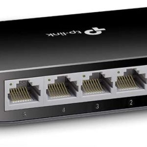 TP-Link TL-SG1005D, 5 Port Gigabit Ethernet Network Switch, Ethernet Splitter, Hub, Desktop and Wall-Mounting, Plastic Case, Plug and Play,…