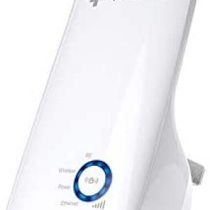 TP-Link TL-WA850RE N300 Universal Range Extender, Broadband/Wi-Fi Extender, Wi-Fi Booster/Hotspot with 1 Ethernet Port, Plug and Play, Built-in…