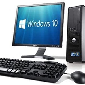 Dell OptiPlex Dual Core Fast Intel4GB RAM, 160GB Hard Drive Genuine Microsoft Windows 10 . WiFi Enabled - 150MBps WiFi Wireless USB network